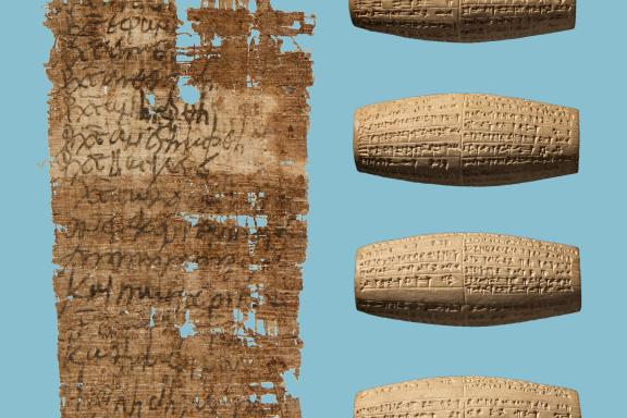clay cylinder + papyrus (campaign image Collections in the spotlight 2026)